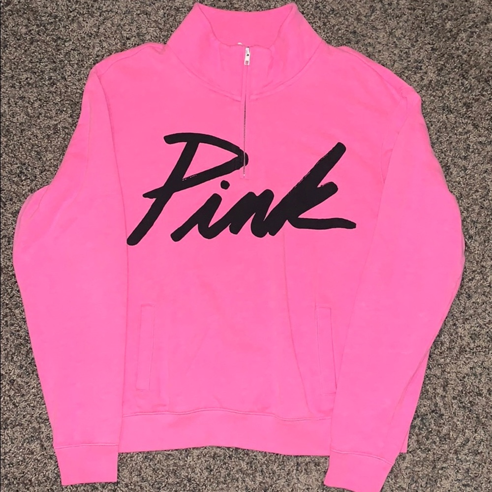 VS Pink QuarterZip